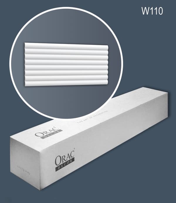 3D-väggpaneler Orac Decor MODERN W110-box 1 låda innehåller 8 paneler 16 m