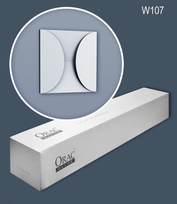 3D-väggpaneler Orac Decor MODERN W107-box 1 låda innehåller 5 paneler