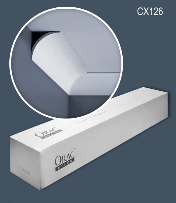 Kattolistat Orac Decor AXXENT CX126-box 1 laatikko kanssa 28 listat 56 m