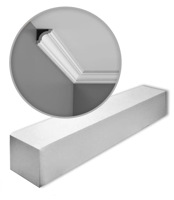 Stuklister Orac Decor AXXENT CX124-box 1 kasse med 39 lister 78 m