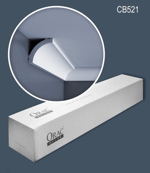 Kattolistat Orac Decor BASIXX CB521N-box 1 laatikko kanssa 36 listat 72 m