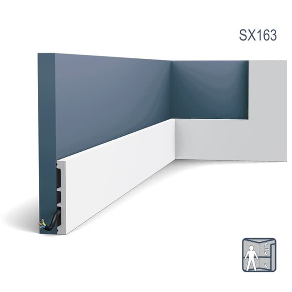 Jalkalistat Orac Decor AXXENT SX163-box 1 laatikko kanssa 26 listat 52 m