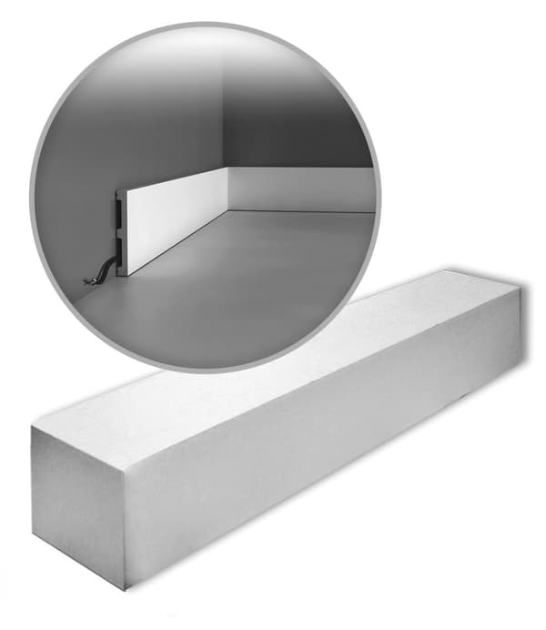 Jalkalistat Orac Decor AXXENT SX163-box 1 laatikko kanssa 26 listat 52 m