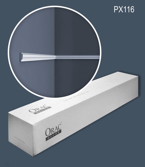 Peitelistat Orac Decor AXXENT PX116-box-10 1 laatikko kanssa 10 listat 20 m