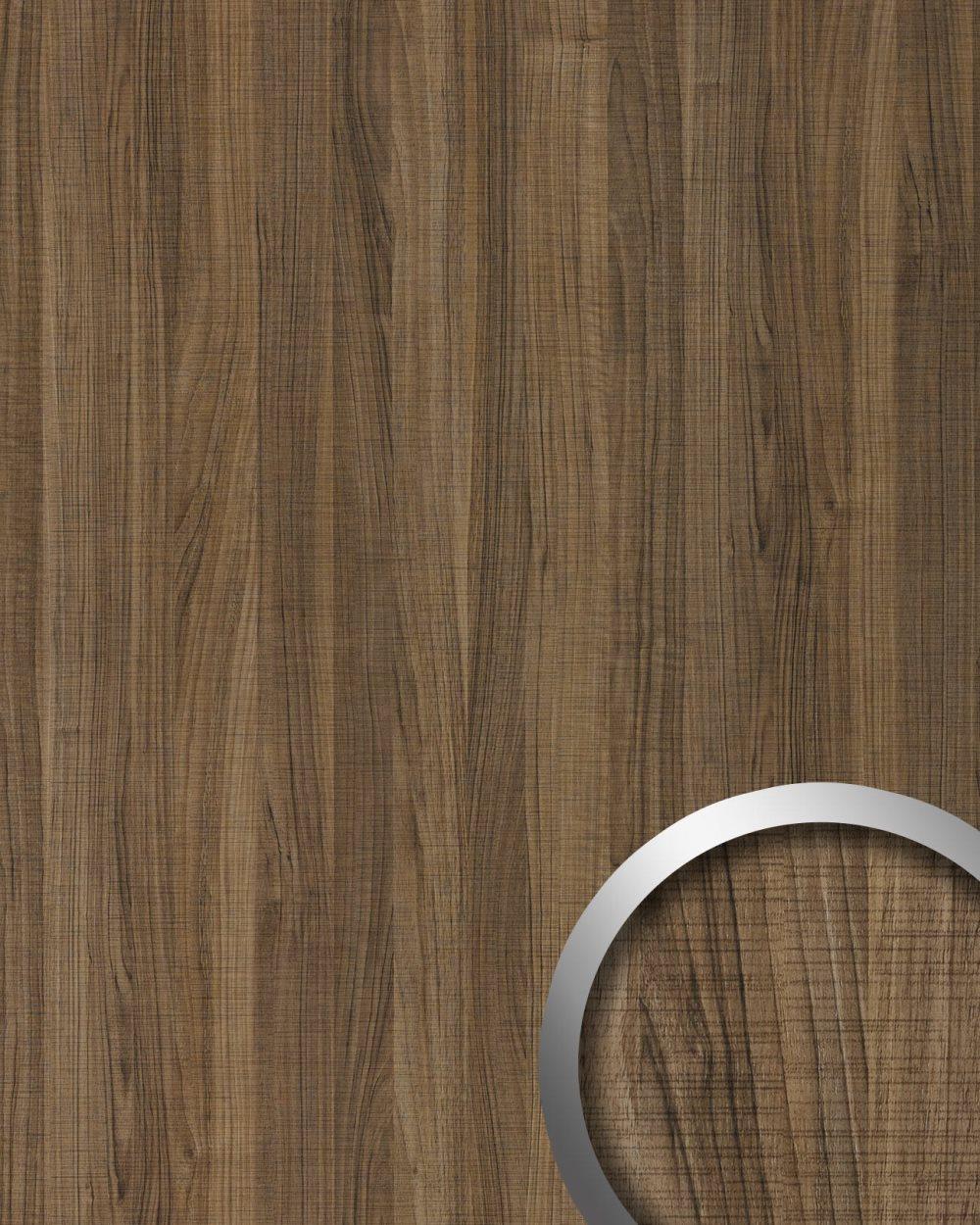 Väggpanel självhäftande WallFace WOOD 25160-SA trä utseende texturerad matt brun 2,6 m2