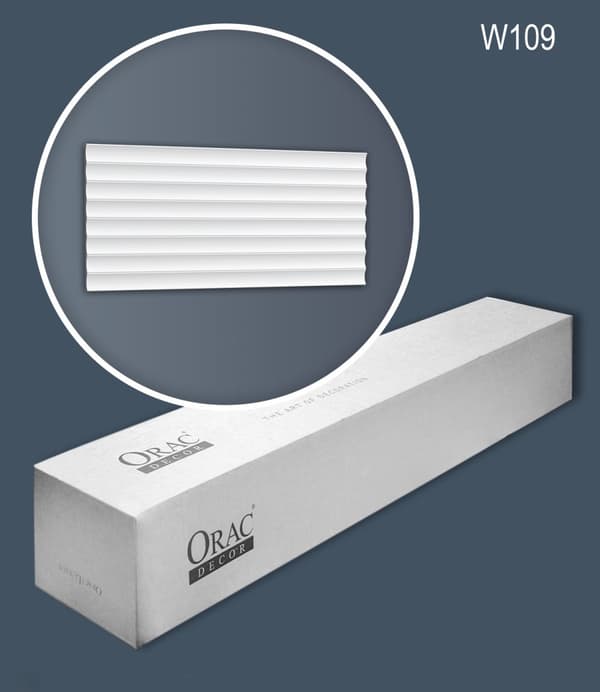 3D-väggpaneler Orac Decor MODERN W109-box 1 låda innehåller 12 paneler 24 m