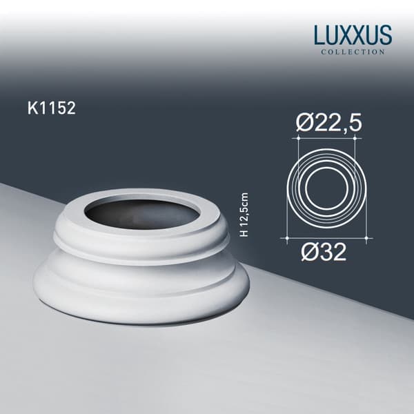 Full kolonnbas Orac Decor LUXXUS K1152 stil tidlös / klassisk