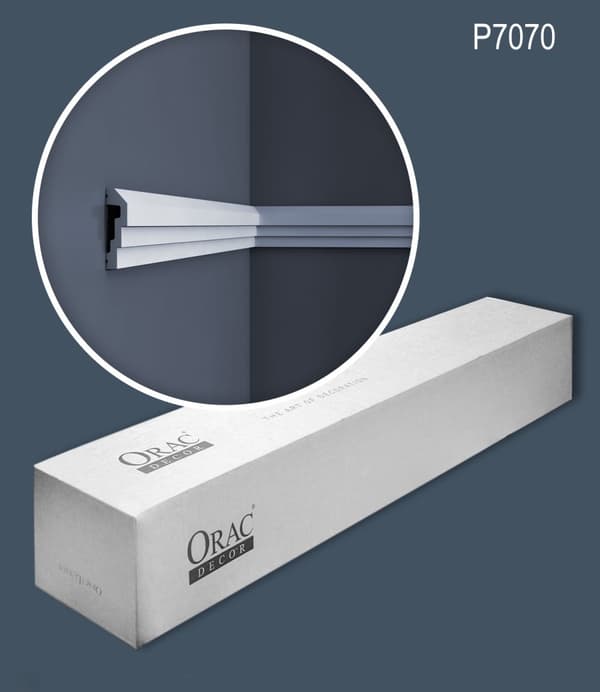Peitelistat Orac Decor LUXXUS P7070-box 1 laatikko kanssa 16 listat 32 m