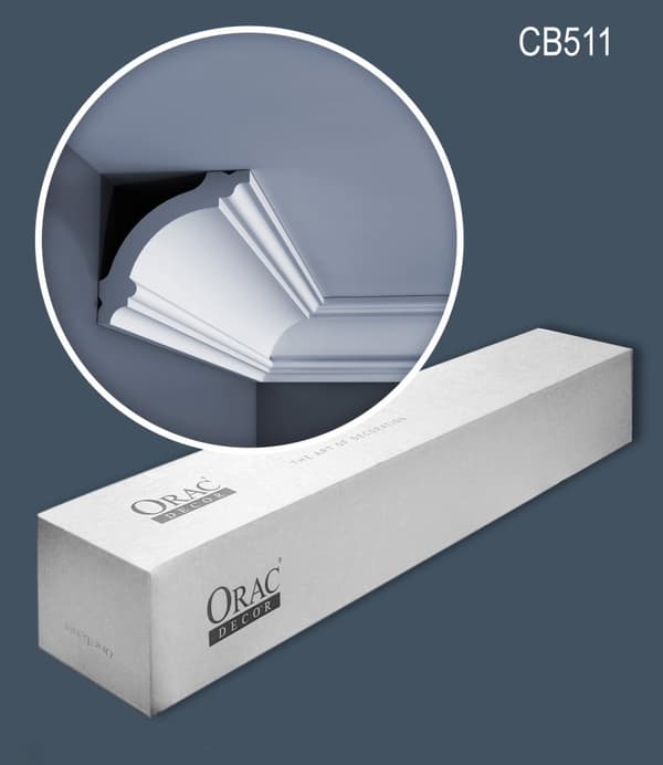 Kattolistat Orac Decor BASIXX CB511N-box 1 laatikko kanssa 20 listat 40 m