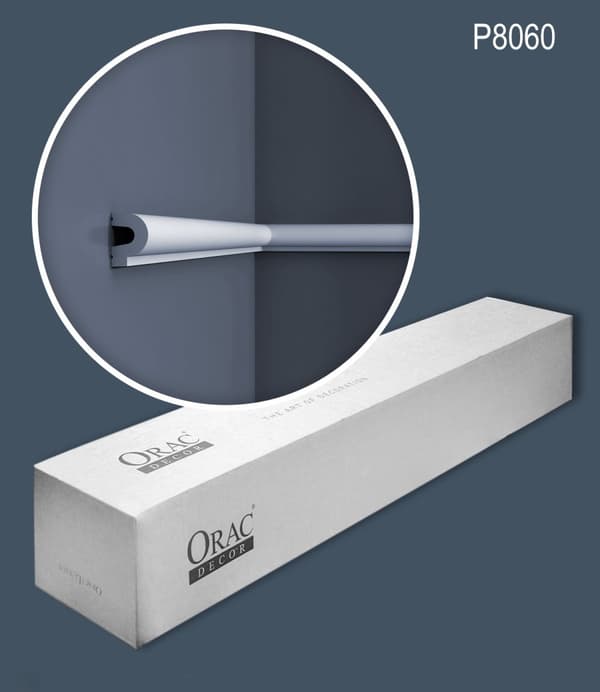 Peitelistat Orac Decor LUXXUS P8060-box 1 laatikko kanssa 14 listat 28 m