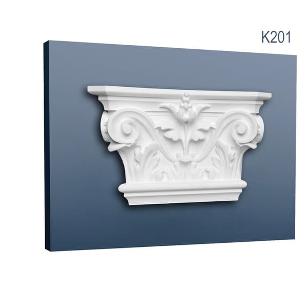 Pilaster kapitäl Orac Decor LUXXUS K201 stil Korintisk