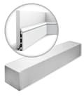Pikkukuva 1 / 7: Jalkalistat Orac Decor LUXXUS SX118-RAL9003-box 1 laatikko kanssa 14 listat 28 m