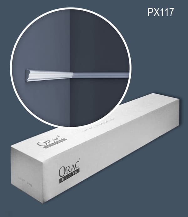 Peitelistat Orac Decor AXXENT PX117-box-10 1 laatikko kanssa 10 listat 20 m