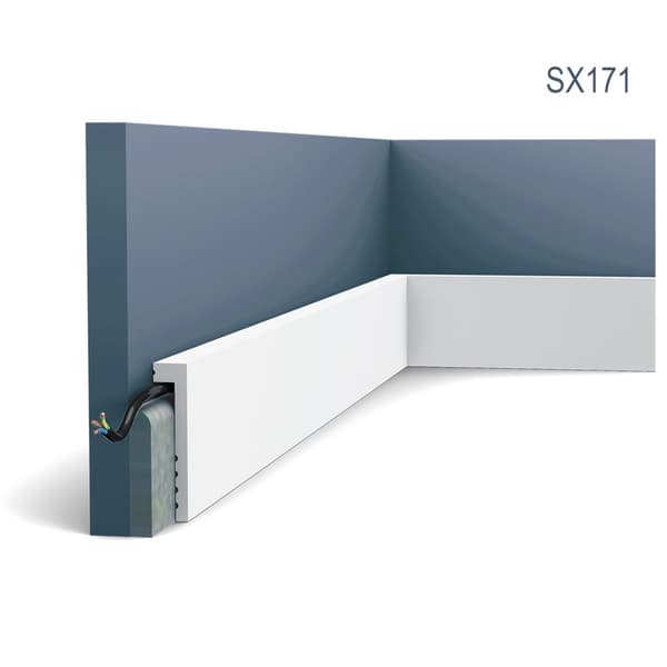 Jalkalistat Orac Decor AXXENT SX171-box 1 laatikko kanssa 24 listat 48 m