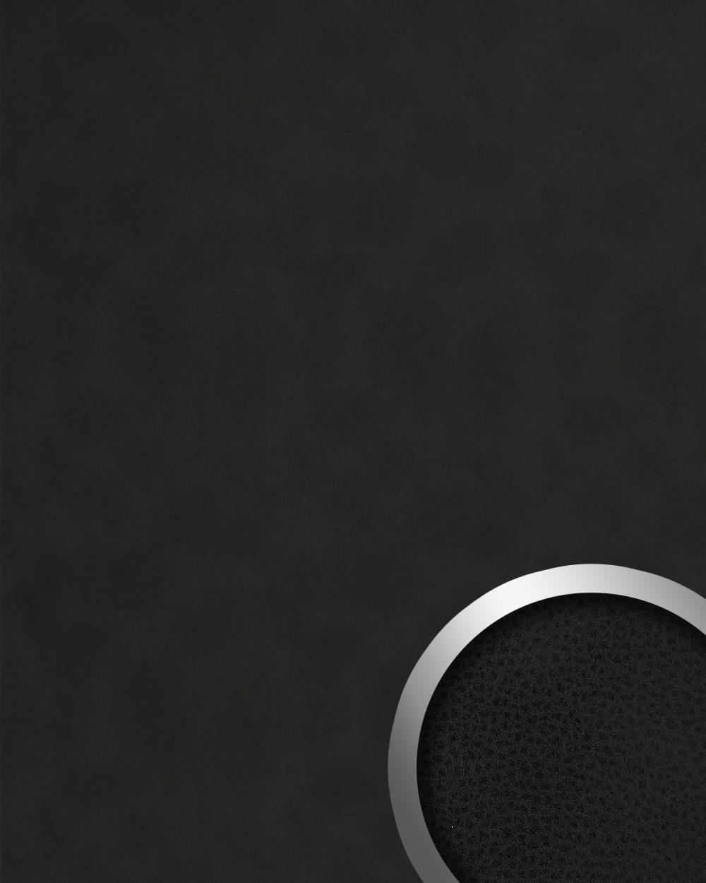 Väggpanel självhäftande WallFace LEATHER 19302-SA läder utseende slät matt antracit 2,6 m2