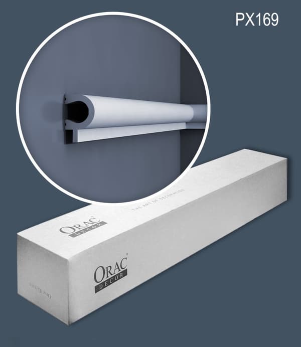 Peitelistat Orac Decor AXXENT PX169-box 1 laatikko kanssa 30 listat 60 m