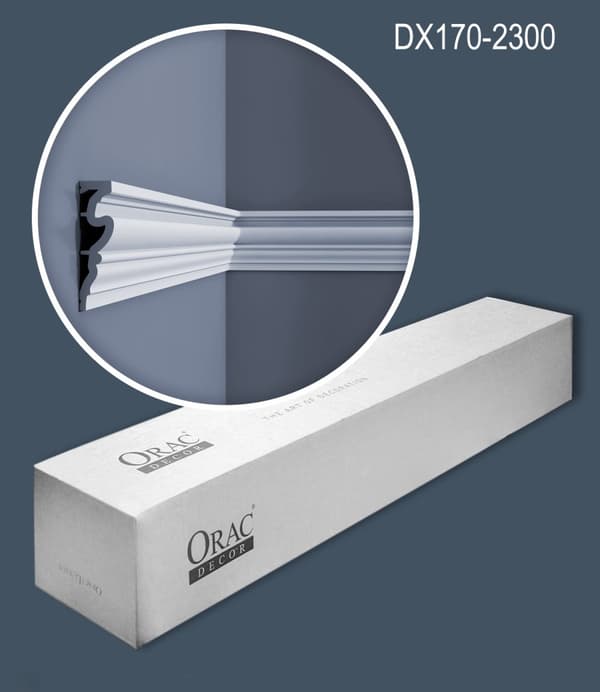Ovilistat Orac Decor LUXXUS DX170-2300-box 1 laatikko kanssa 8 listat 18,4 m