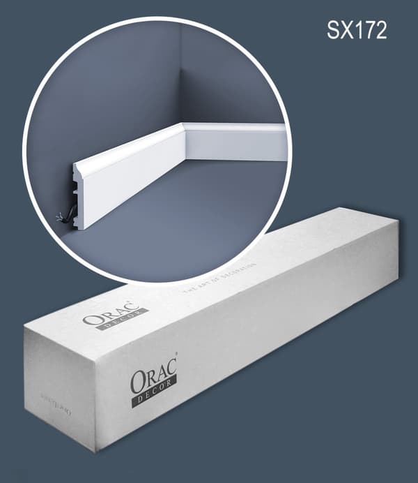 Jalkalistat Orac Decor AXXENT SX172-box-10 1 laatikko kanssa 10 listat 20 m