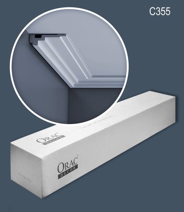 Kattolistat Orac Decor LUXXUS C355-box 1 laatikko kanssa 15 listat 30 m