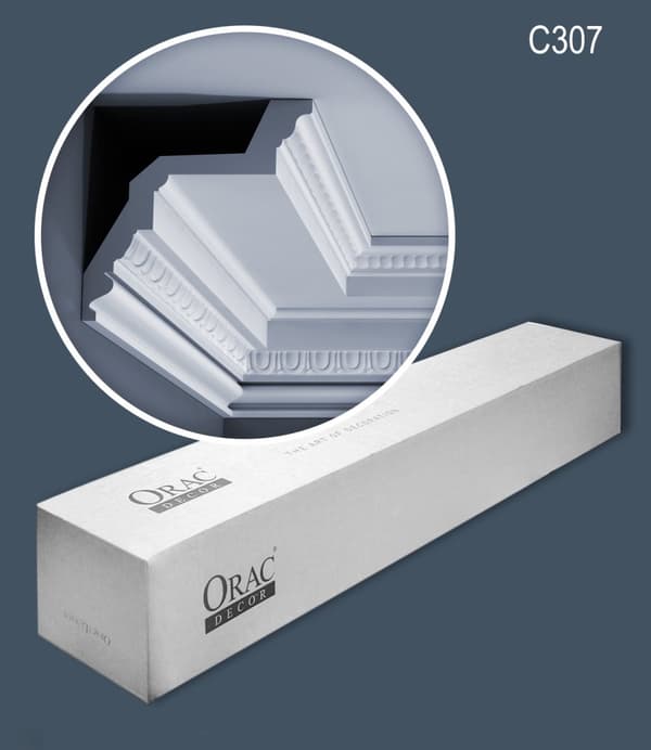 Stuklister Orac Decor LUXXUS C307-box 1 kasse med 12 lister 24 m