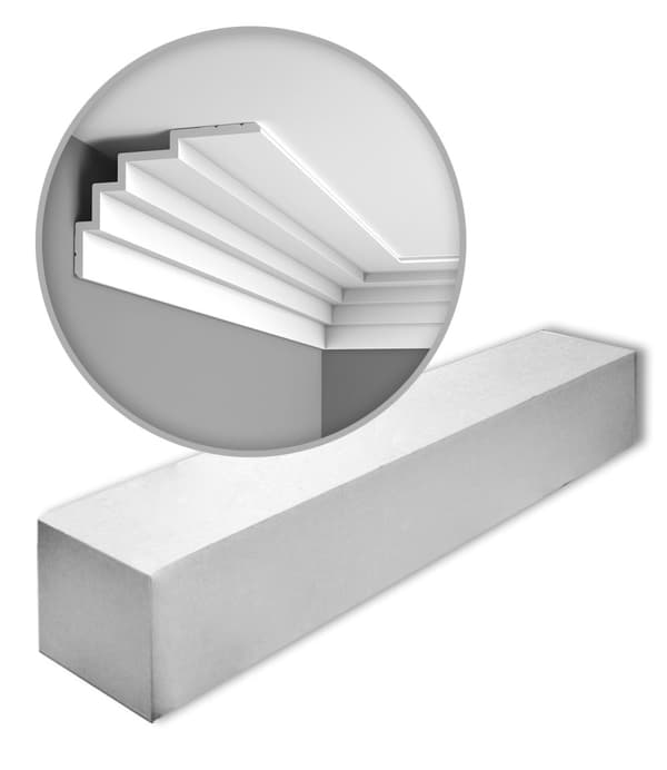 Stuklister Orac Decor MODERN C393-box 1 kasse med 7 lister 14 m