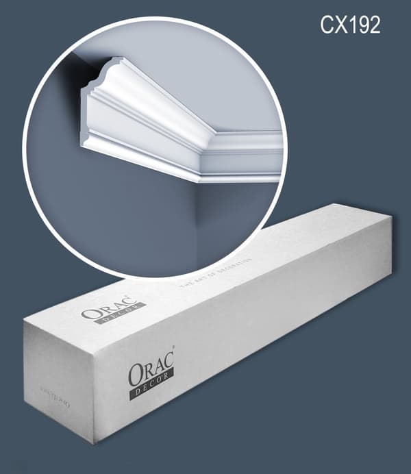 Kattolistat Orac Decor LUXXUS CX192-box 1 laatikko kanssa 14 listat 28 m