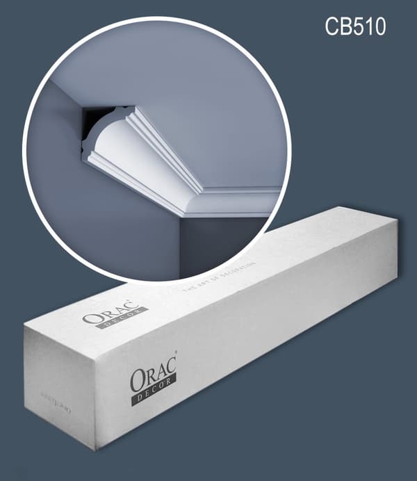 Kattolistat Orac Decor BASIXX CB510N-box 1 laatikko kanssa 56 listat 112 m