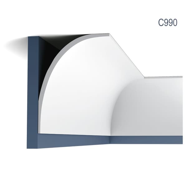 Kattolistat Orac Decor LUXXUS C990-box 1 laatikko kanssa 10 listat 20 m