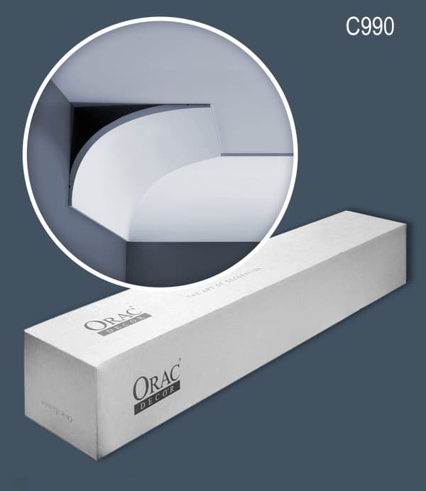Kattolistat Orac Decor LUXXUS C990-box 1 laatikko kanssa 10 listat 20 m