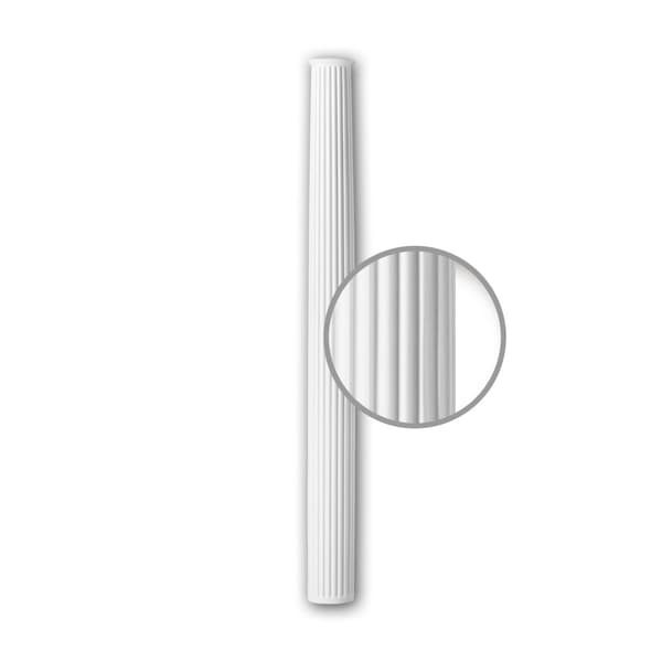 Halv Søjler base Profhome 416301 stil Corinthian
