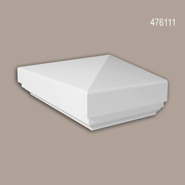 Halv lock till balustrads pelare Profhome 476111 stil nyklassicism