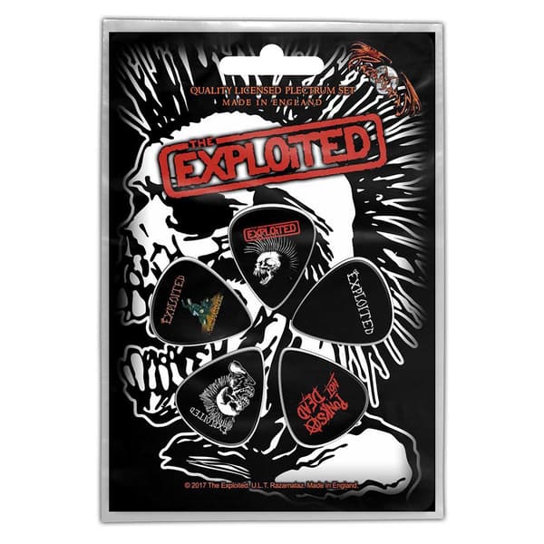 The Exploited Plectrum Pack: Skull (Retail Pack)