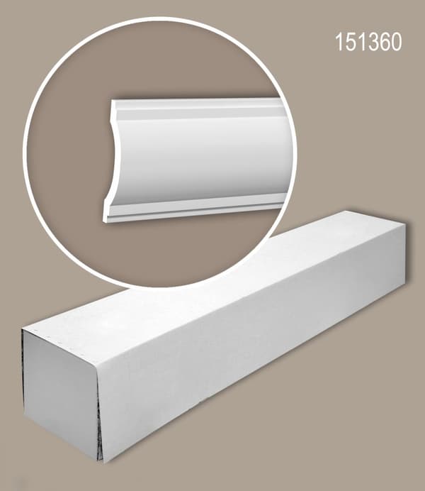 Væglister Profhome 151360-box 1 kasse med 12 lister 24 m