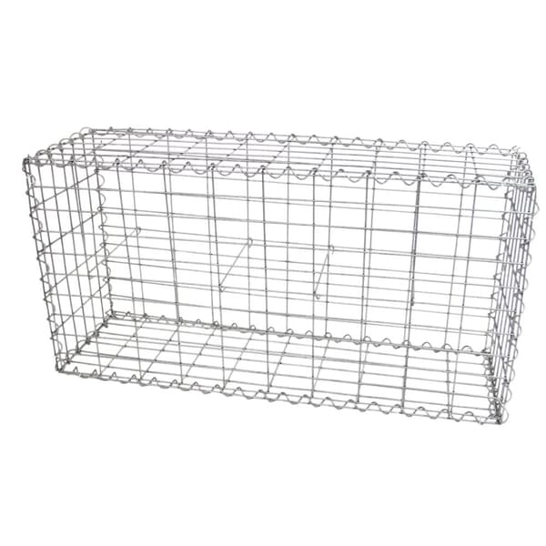 3 stk Gabioner | Gabionkorgar 50 cm (H) x 100 cm (B) x 30 cm (D) Gabion