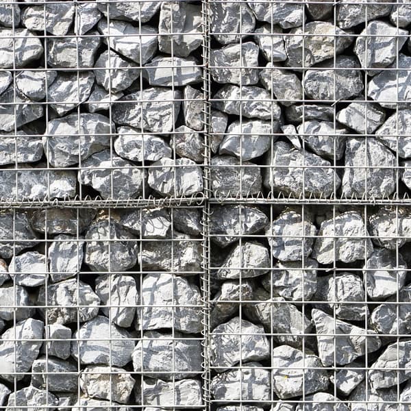 6 st Gabioner | Gabionkorgar 50 cm (H) x 100 cm (B) x 30 cm (D) Gabion