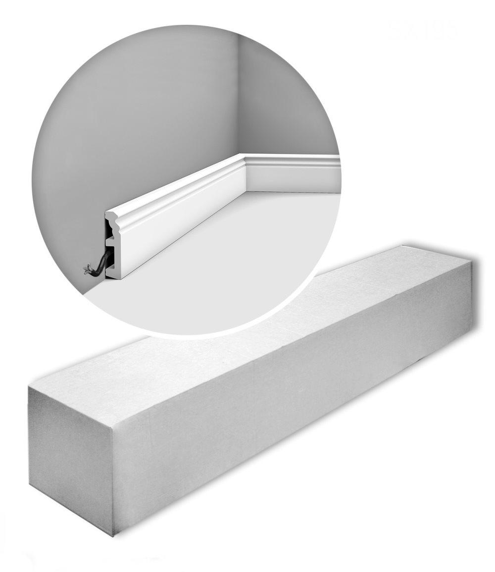 Golvlister Orac Decor LUXXUS SX195-box 1 låda innehåller 22 lister 44 m