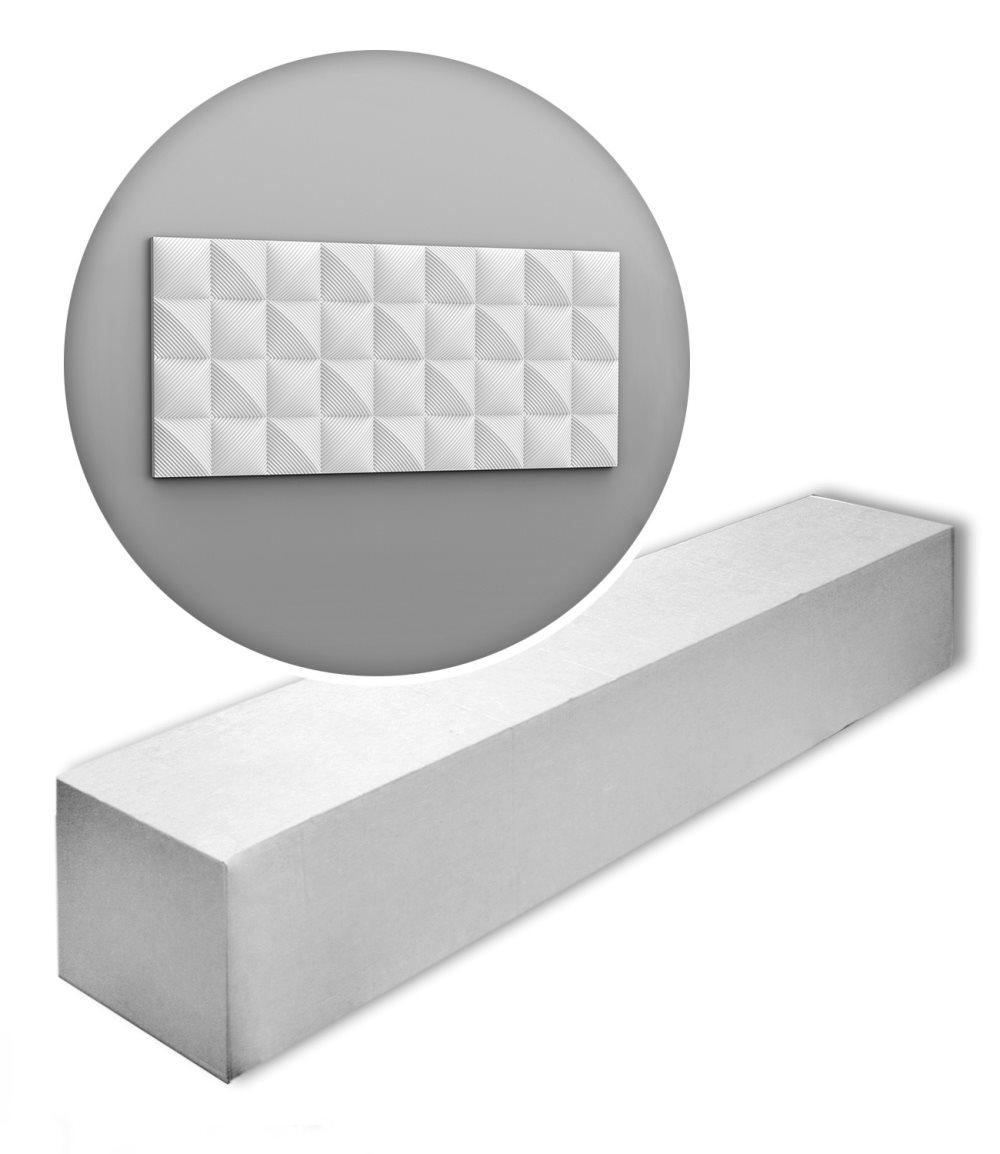 3D-väggpaneler Orac Decor MODERN W113-box 1 låda innehåller 7 lister 14 m