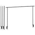 Miniatyrbillede 3 af 6: ProGarden dekorationsstang til bord med bordklemme metal sort