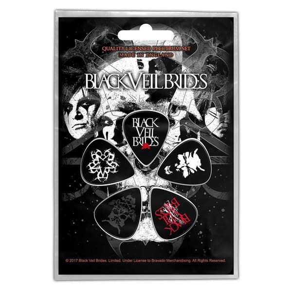 Black Veil Brides Plectrum Pack: Skull (Retail Pack)