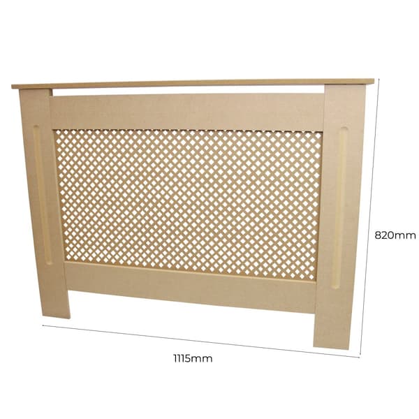 Radiatorskjuler MDF Ufarvet 111,5 cm | MonsterShop