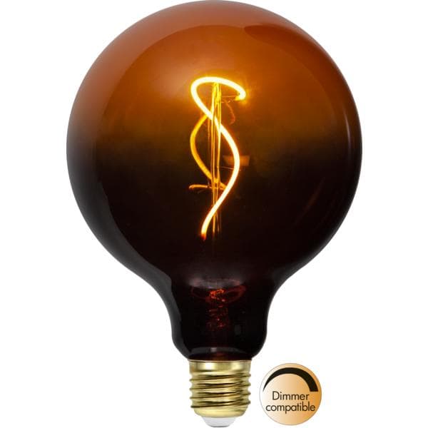 LED-lampa E27 ColourMix G125 Dim