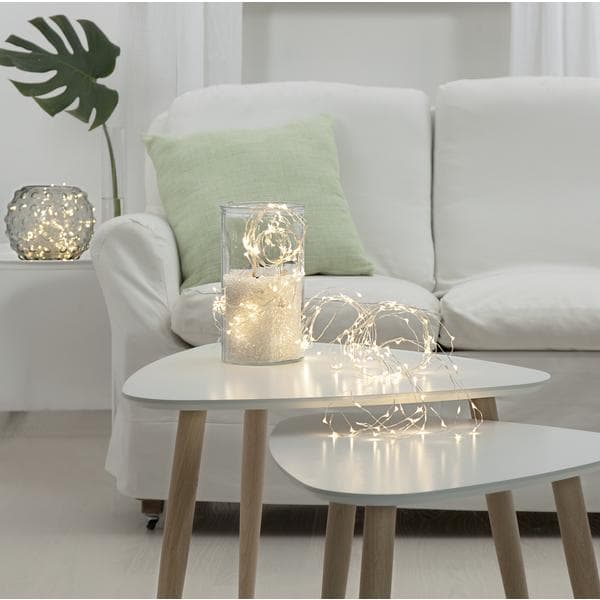 Ljusslinga Dew Drop EL Kallvit 200 ljus 200cm 10 strängar