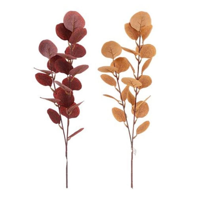 Buketter DKD Home Decor Röd Orange Järn (15 x 15 x 55 cm) (2 pcs)