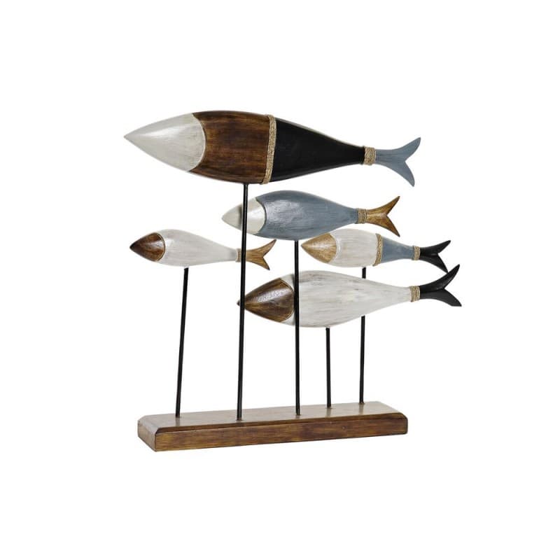 Prydnadsfigur DKD Home Decor Multicolour Järn Spiraler (56 x 10 x 45 cm)