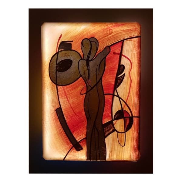 Glastavla & Belysning Dance, Liten - Benjamin