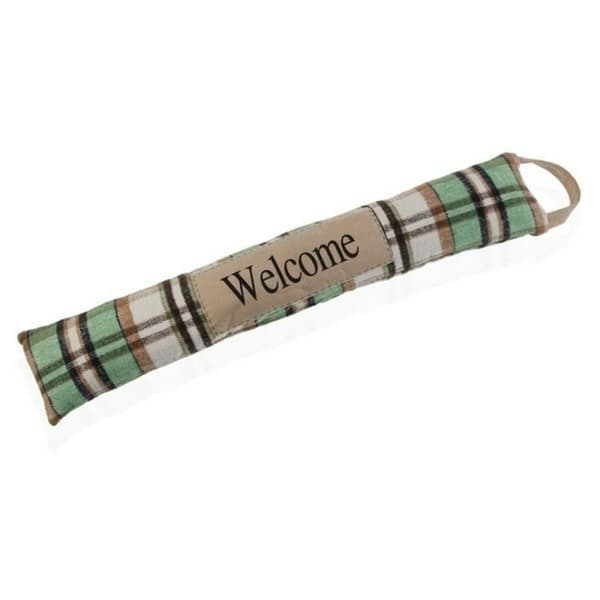 Dörrstopp Welcome Versa Avlång Textil 7 x 15 x 83 cm - Grön