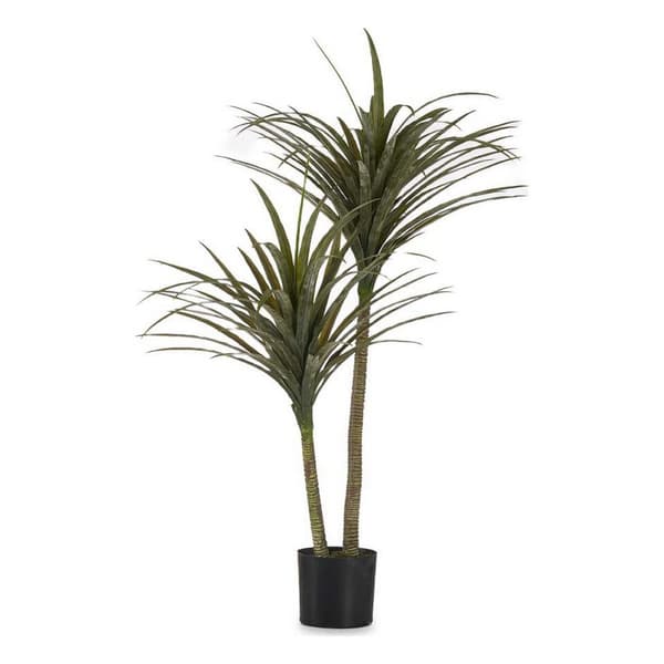 Dekorativ plante Smalt blad Grøn Plastik (80 x 150 x 105 cm)