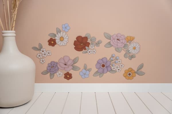 Little Dutch - Luksus Wall Stickers - Vintage Little Flowers - 2x 42x30cm