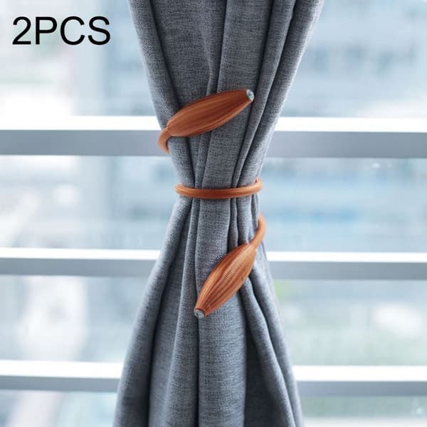 2 PCS Fashion Adornments Creative Curtain Tie Rope(Brown)