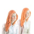 Miniatyrbild 2 av 2: Prydnadsfigur DKD Home Decor 15 x 18 x 19,5 cm Kvinna Harts Romantisk (2 pcs)